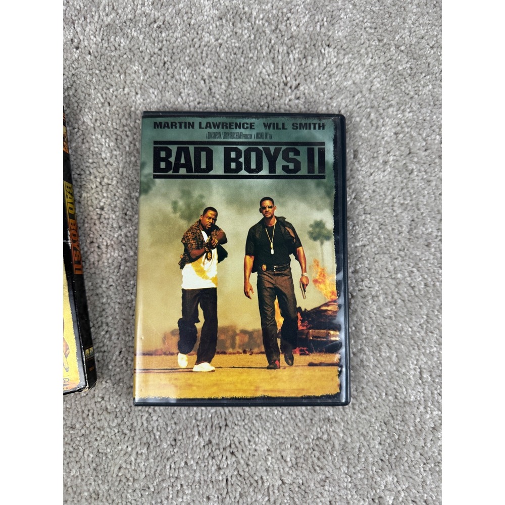 Bad Boys II DVD Action Comedy Martin Lawrence Will Smith Movie(not tested)